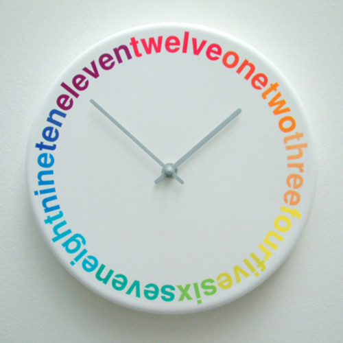 Beauty of Typography - Reloj Richard Shed