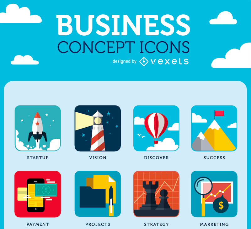 Business Concept Icons preview