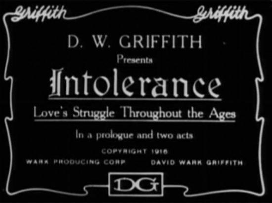 silent film intertitles