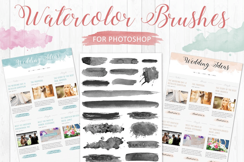 Watercolor brushes