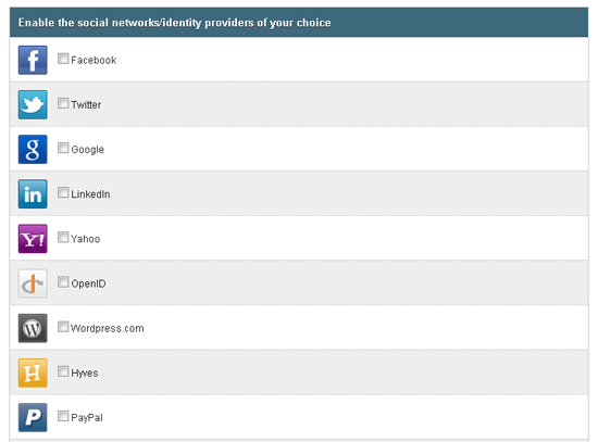 Setting Up Social Login