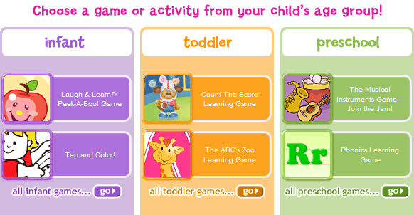 Online Learning Games from Fisher Price