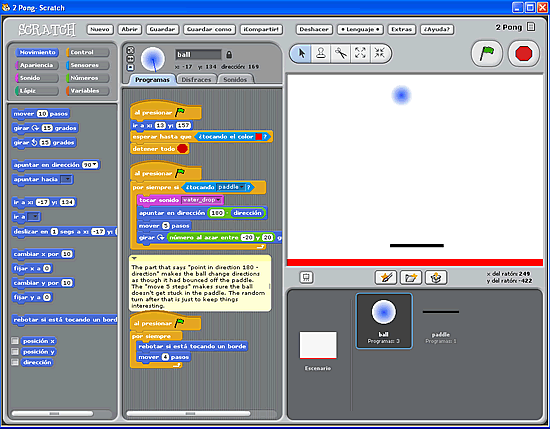 Change of language from within the application in Scratch 1.2.1