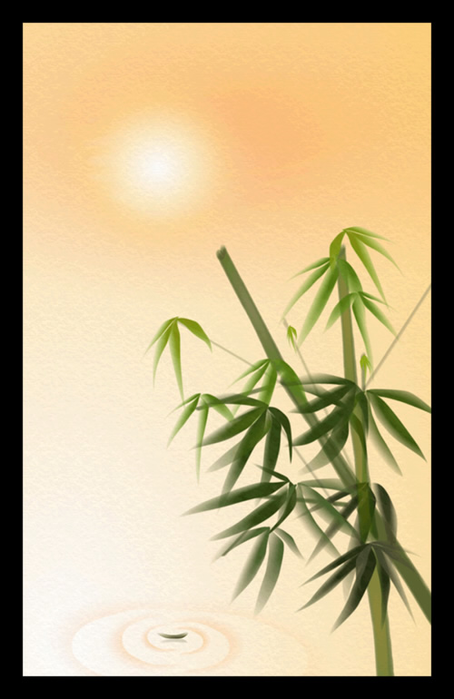 Chinese painting style in Adobe Fireworks