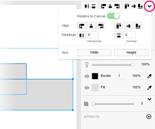 Gravit user interface