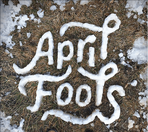 April Fools, hand lettering by Joseph Alessio