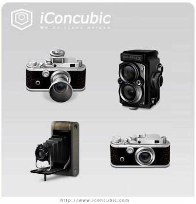 Free High Quality Icon Sets - Classic Cameras Mac Version