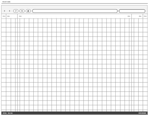 Sketch, Template and Wireframe Printable Paper