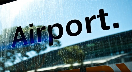 Wayfinding and Typographic Signs - on-the-way-to-the-airport