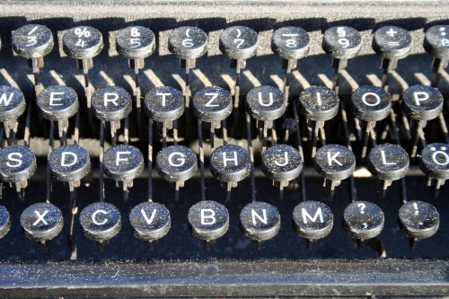 Wayfinding and Typographic Signs - typewriter