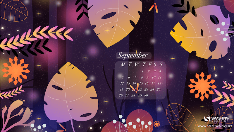 Free September 2022 Calendar Wallpaper  Thyme Is Honey