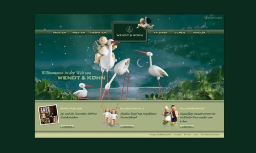 Wendt & Kuehn in Showcase of Web Design in Germany