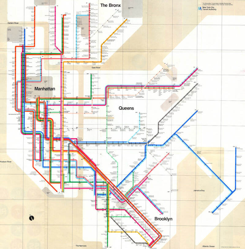 Transportation map design