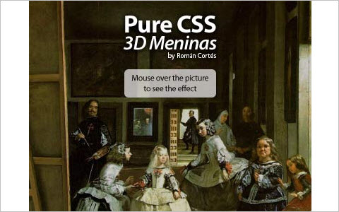 CSS 3D Meninas