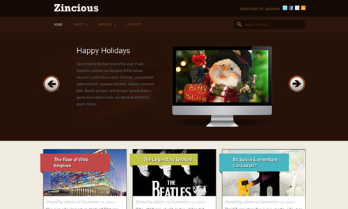 Zincious Free WP Theme