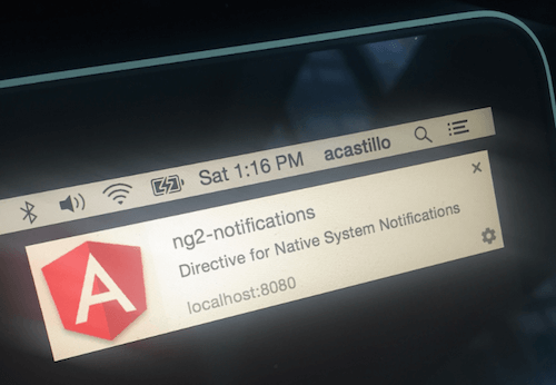 Send native web push notifications with Angular 2