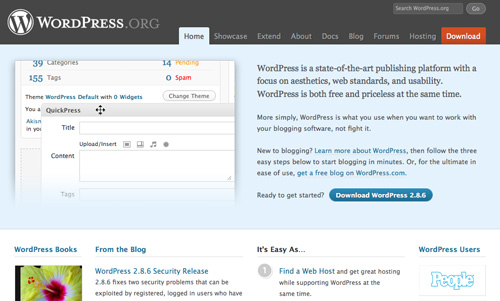 WordPress on Firefox