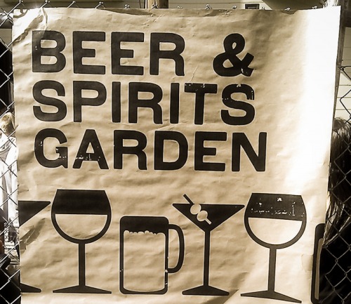 Wayfinding and Typographic Signs - beer-sign