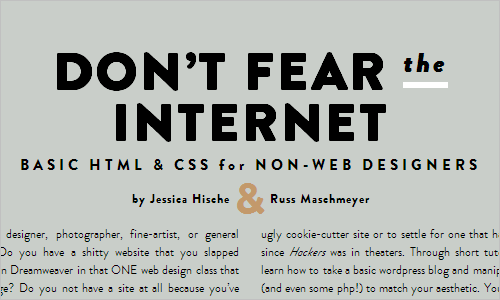 Don’t Fear the Internet