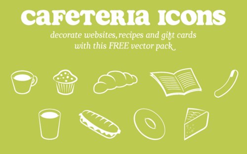 Free High Quality Icon Sets - Cafeteria Vector Icons