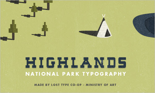 Highlands - A National Parks Inspired Slab-Serif