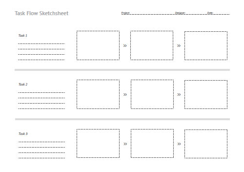 Sketch, Template and Wireframe Printable Paper