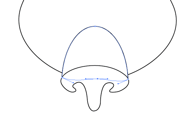 Tiger nose, moving lowest part of the nose to hide it behind the nosdrils