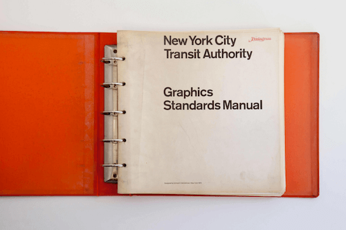 Cover of the New York City Transit Authority Design Manual