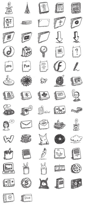 Free Icons Round-Up - Sketchy icons
