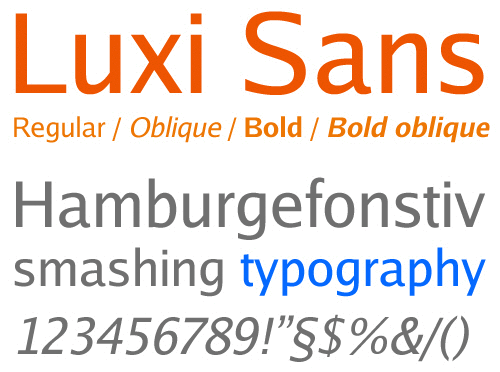 Luxi Sans