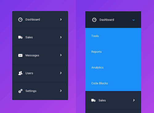 Pure CSS Dropdown Menu