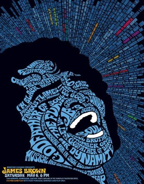 Beauty of Typography - Moctezuma: James Brown