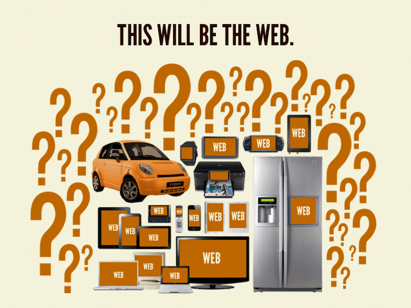 In addition to all the web-capable devices we concern ourselves with today, we must understand that the device and web landscape is becoming bigger and more diverse all the time.