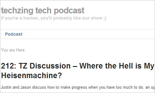 techzing tech podcast