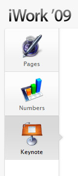 Apply iwork module tabs screen shot.