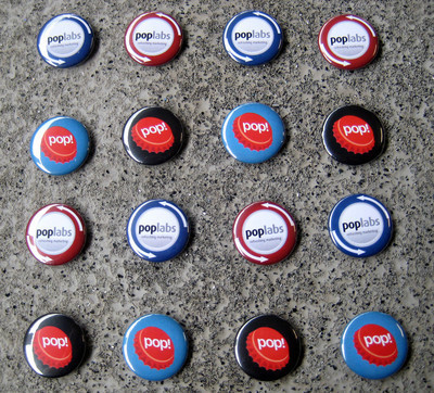 Pins, Badges and Buttons - New Pop Labs Buttons