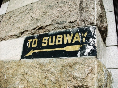 Wayfinding and Typographic Signs - subway-scratch-off