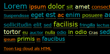 Screenshot Tagcloud