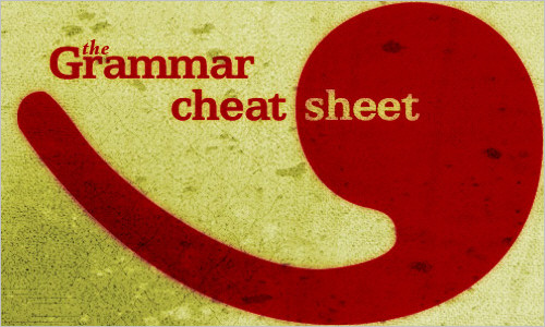 The Grammar cheat sheet