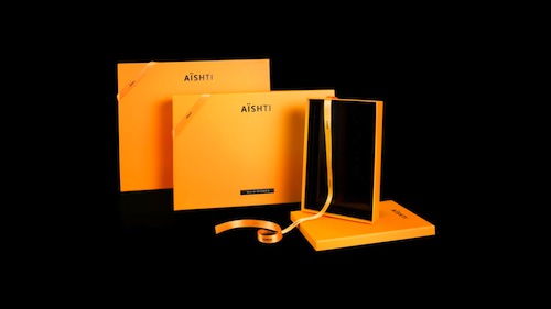 Identity and packaging design for Aishti, Aizone, and Minis department stores.