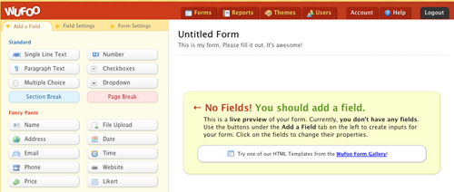 Wufoo Website