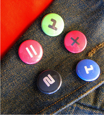 Pins, Badges and Buttons - : buttons