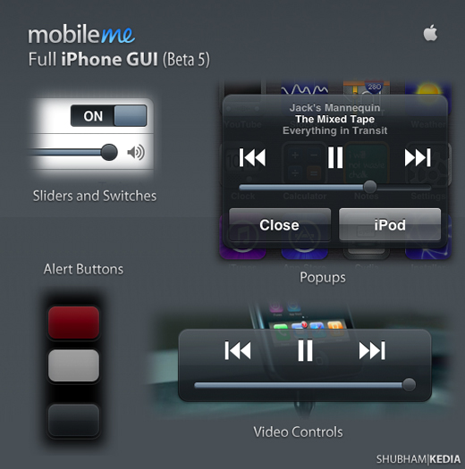 MobileMe Full iPhone GUI