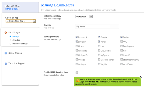 Setting Up LoginRadius