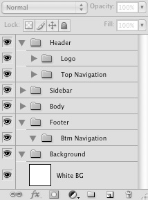 Organize Photoshop layers into folders