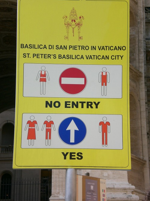 Wayfinding and Typographic Signs - st.-peters-basilica