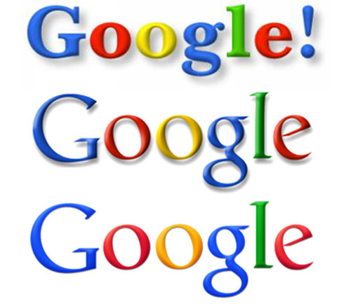 Google Logo Changes in the early days
