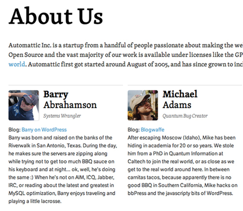 Automattic About Us