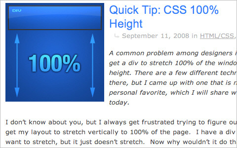 CSS 100% Height