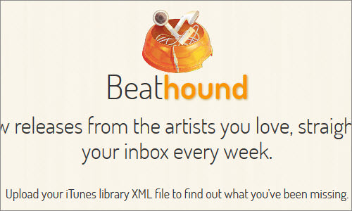 Beathound: iTunes new releases for your library